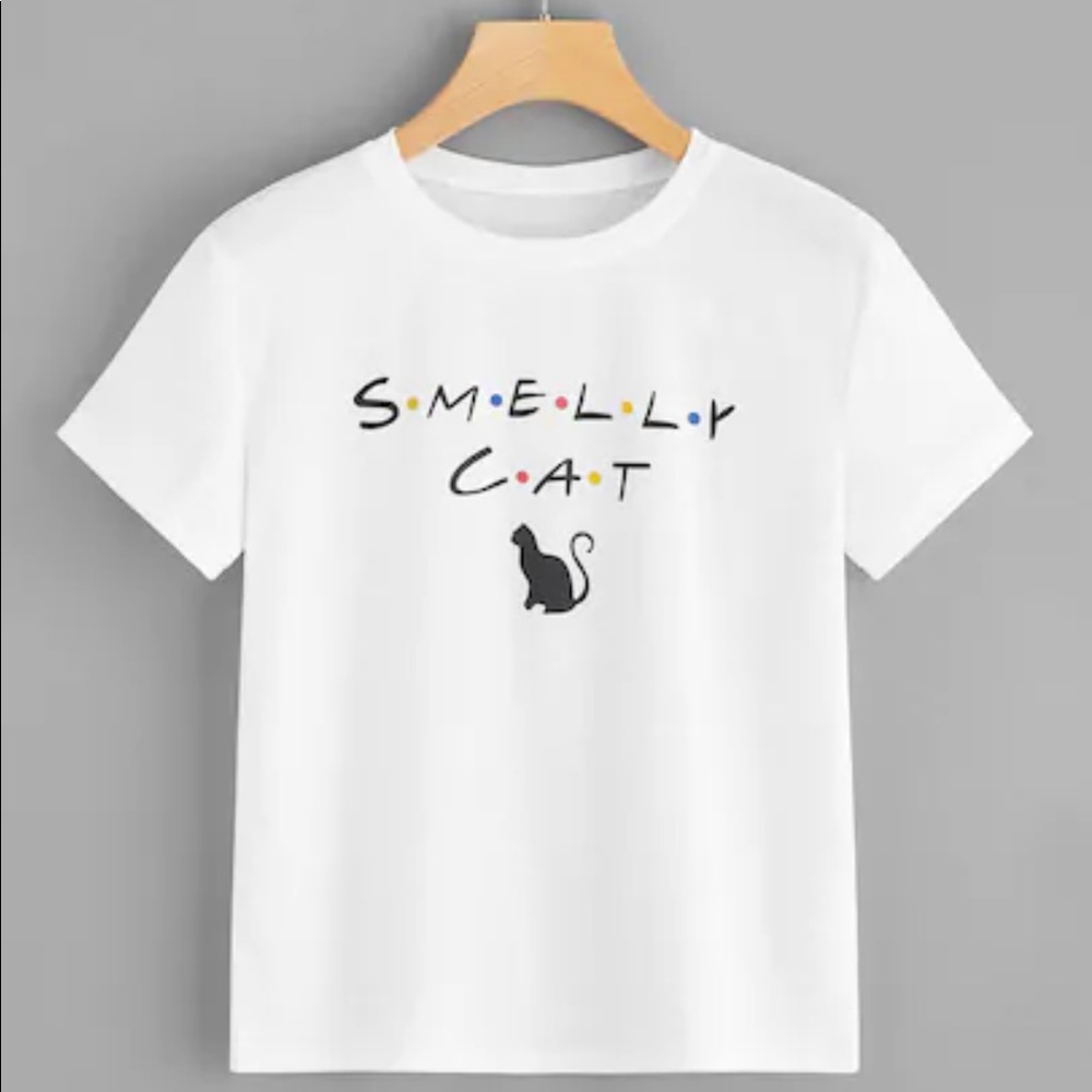 Short sleeve smelly cat t-shirt